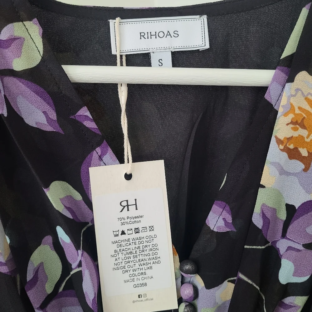 FLORAL RUFFLE DRESS - Picture 5 of 11